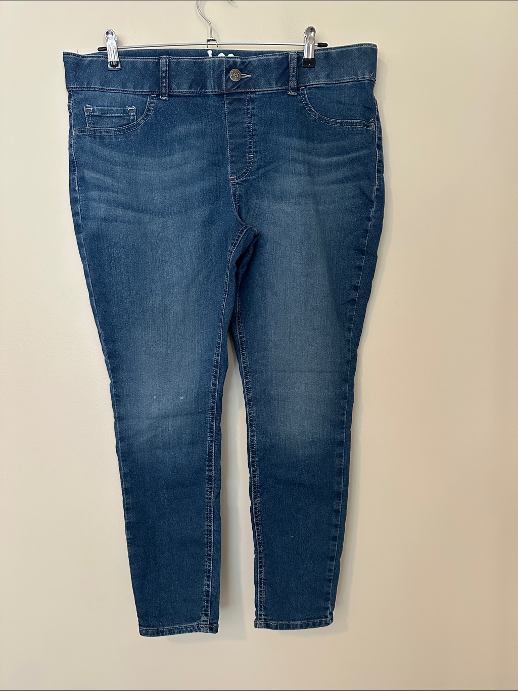 Lee Dark Blue Stretch Skinny Jeans